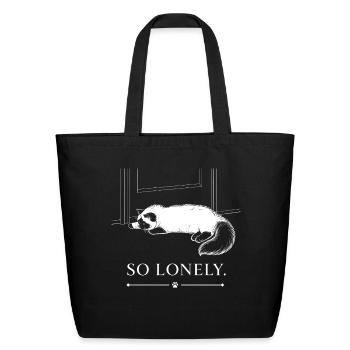 Ragdoll Cat Drama - Eco-Friendly Cotton Tote - black - Front