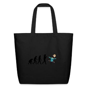 Mature-Evolution - Eco-Friendly Cotton Tote - black - Front