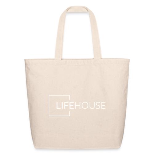 LH Logo White - Eco-Friendly Cotton Tote