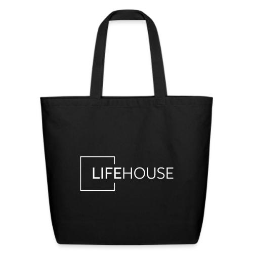 LH Logo White - Eco-Friendly Cotton Tote