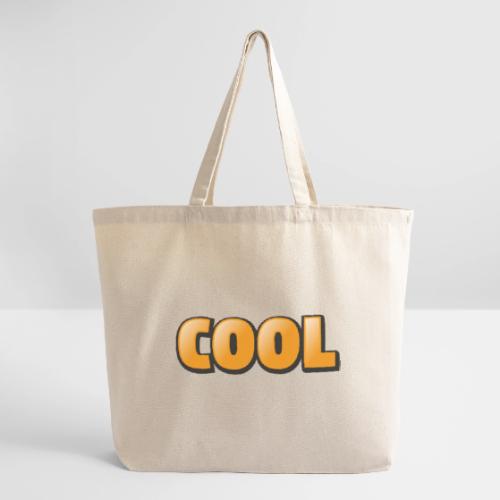 Cool 3D Word Design – Bold Chill Style - Eco-Friendly Cotton Tote