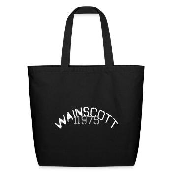 Wainscott 11975 The Hamptons Eastern Long Island  - Eco-Friendly Cotton Tote - black - Front