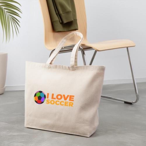 I Love Soccer - Eco-Friendly Cotton Tote