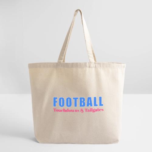 Football Touchdowns & Tailgates Design - Eco-Friendly Cotton Tote