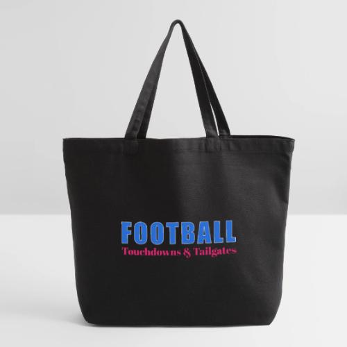 Football Touchdowns & Tailgates Design - Eco-Friendly Cotton Tote