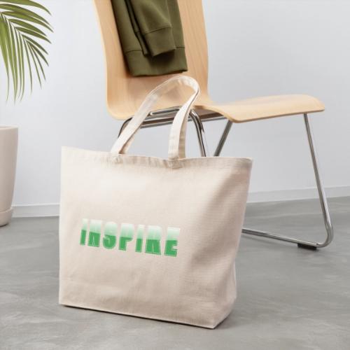 Inspire Word Art Design - Eco-Friendly Cotton Tote