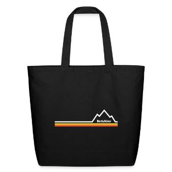 Berkshires Massachusetts - Eco-Friendly Cotton Tote - black - Front