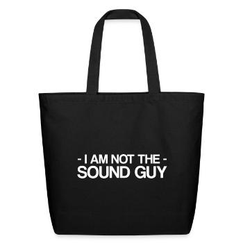 stage equipment - Eco-Friendly Cotton Tote - black - Front