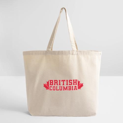 British Columbia with maple leaf - Eco-Friendly Cotton Tote
