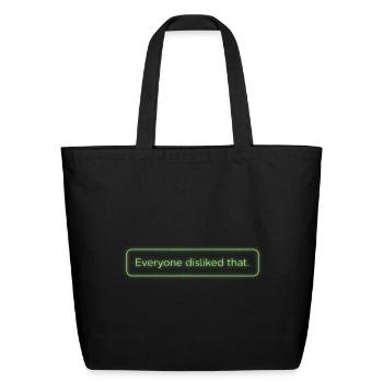 Design metadata request - Eco-Friendly Cotton Tote - black - Front