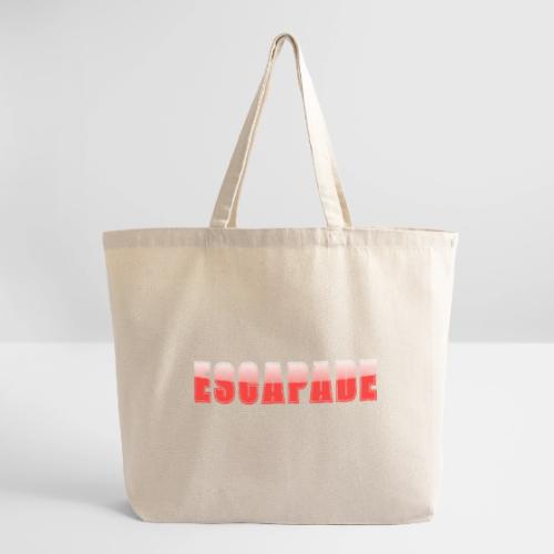 ESCAPADE Bold Typography Graphic Design - Eco-Friendly Cotton Tote