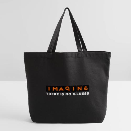 Imagine there is no illness - Eco-Friendly Cotton Tote