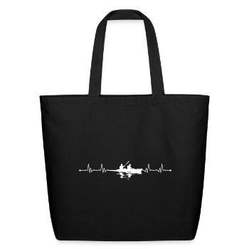 Awaiting design details - Eco-Friendly Cotton Tote - black - Front