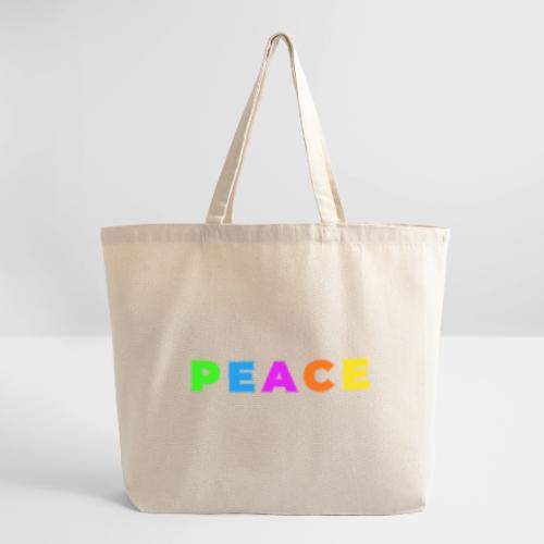 Peace in Every Color - Eco-Friendly Cotton Tote