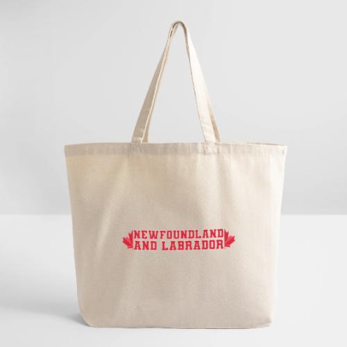 Newfoundland and Labrador with maple leaf - Eco-Friendly Cotton Tote