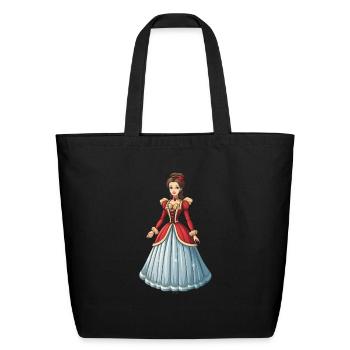 Nutcracker Figurine - Eco-Friendly Cotton Tote - black - Front