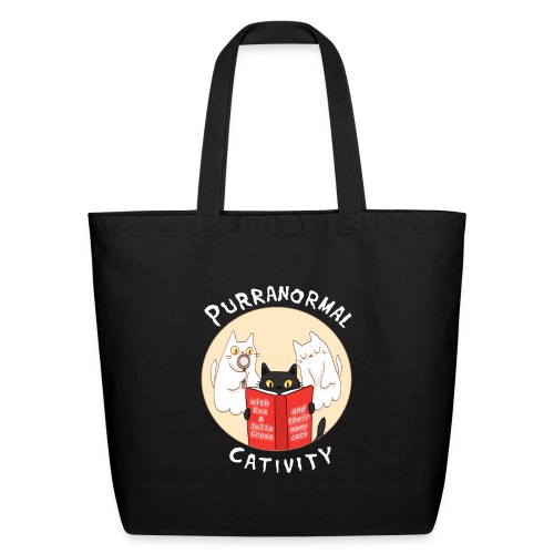 New Purranormal Logo with Ghost Font! - Eco-Friendly Cotton Tote