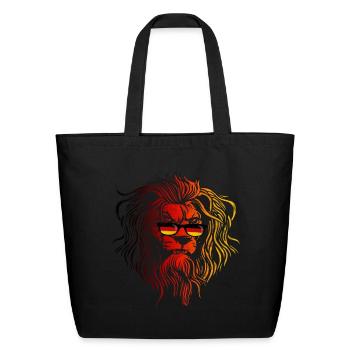Germany - Eco-Friendly Cotton Tote - black - Front