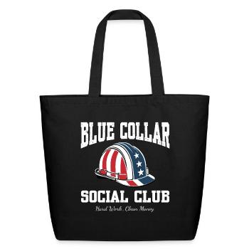 Blue Collar Social Club - Eco-Friendly Cotton Tote - black - Front