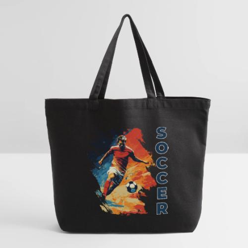 Soccer Action Pulse - Eco-Friendly Cotton Tote