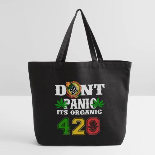 Joking 420 Organic Smoke Weed Marijuana Design - Eco-Friendly Cotton Tote