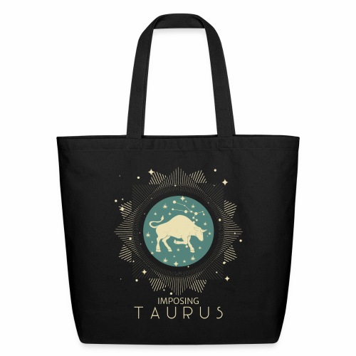 Zodiac Taurus Constellation Bull Star Sign May - Eco-Friendly Cotton Tote