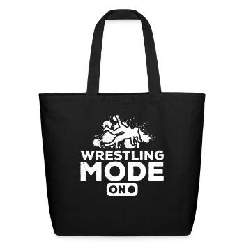 Wrestling Fashion On Wrestler Wrestler Wrestle - Eco-Friendly Cotton Tote - black - Front