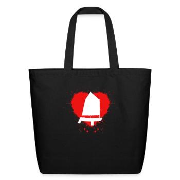 optimist, craft, optimists, otimista, sail, sailin - Eco-Friendly Cotton Tote - black - Front