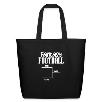 Fantasy Football - Eco-Friendly Cotton Tote - black - Front
