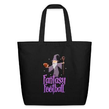 Fantasy Football - Eco-Friendly Cotton Tote - black - Front