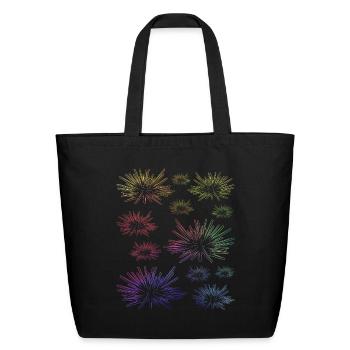 Sea Urchins Sea Animal Sea Urchin Lover Sea Urchin - Eco-Friendly Cotton Tote - black - Front