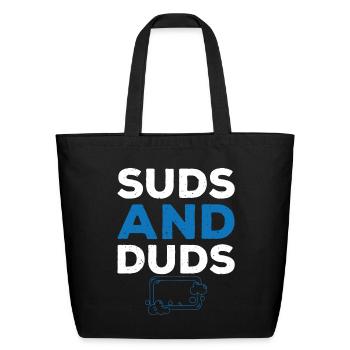 Suds And Duds - Eco-Friendly Cotton Tote - black - Front