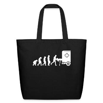Paramedic-Emergency Medical Hospital Paramedic-EMT - Eco-Friendly Cotton Tote - black - Front