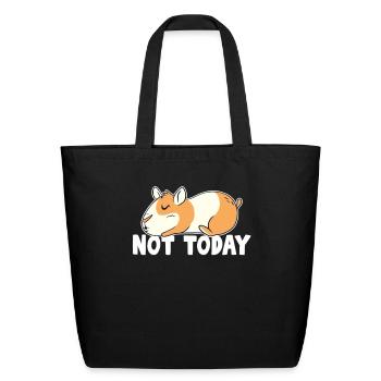 Not Today American Crested Cavy Caviidae Guinea - Eco-Friendly Cotton Tote - black - Front