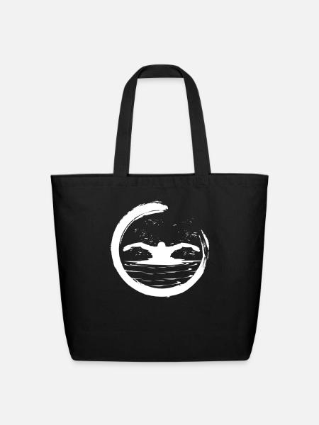 Swimmer Swimming Swim - Eco-Friendly Cotton Tote - black