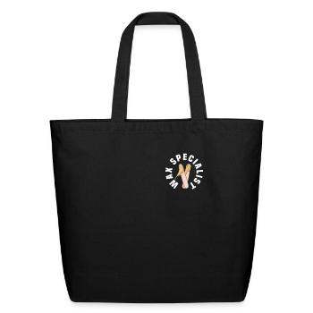 Wax Specialist Pocket Apparel - Eco-Friendly Cotton Tote - black - Front