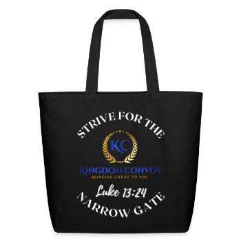 Strive - Eco-Friendly Cotton Tote - black - Front