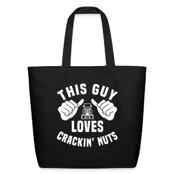 Nutcracker Design For Men - Eco-Friendly Cotton Tote - black - Front