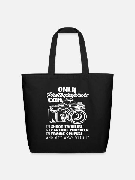 Photographer - Eco-Friendly Cotton Tote - black