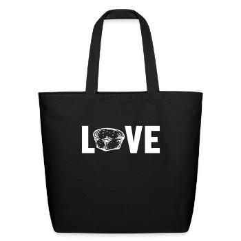 Love Bread Dough Bread Maker Bread Queen Lover - Eco-Friendly Cotton Tote - black - Front