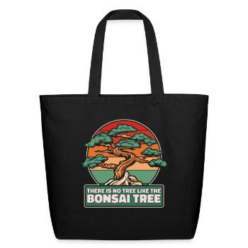 No Tree Like The Bonsai Tree Indoor Bonsai - Eco-Friendly Cotton Tote - black - Front