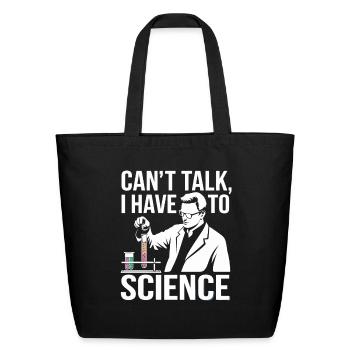Science Laborant Laboratory Technicus Art - Eco-Friendly Cotton Tote - black - Front