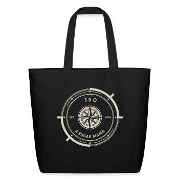 ISO Collection In Search of A Sugar Mama - Eco-Friendly Cotton Tote - black - Front