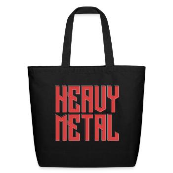 Heavy Metal - Eco-Friendly Cotton Tote - black - Front