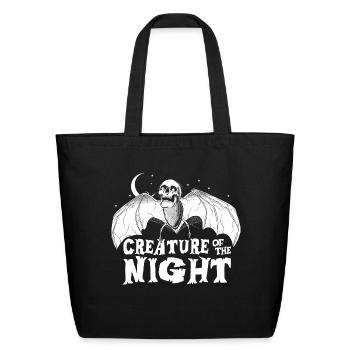 Creature Of The Night - Eco-Friendly Cotton Tote - black - Front
