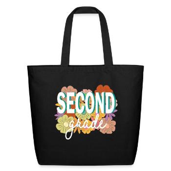 Fifth Grade - Eco-Friendly Cotton Tote - black - Front