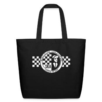 SKA is Life Tee - Eco-Friendly Cotton Tote - black - Front