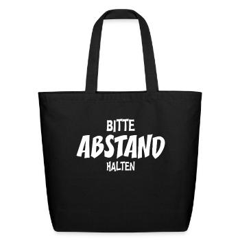 Sarcasm Funny - Eco-Friendly Cotton Tote - black - Front