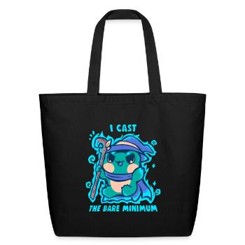 The Bare Minimum Spell - Eco-Friendly Cotton Tote - black - Front