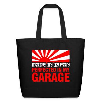 Made In Japan - Eco-Friendly Cotton Tote - black - Front
